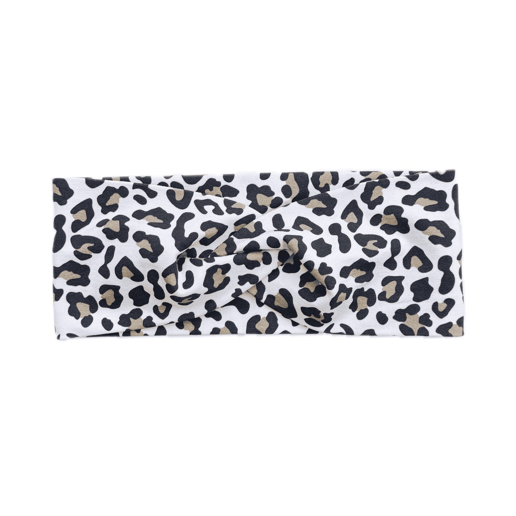 Čelenka bez mašle – LEOPARD – tenký úplet