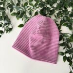 „fialová menčestrová čiapka dvojvrstvová – handmade“